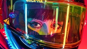 Neon Velocity: Anime Racer's Glow - Cute Wallpaper