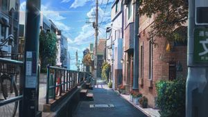 Cozy Urban Escape: Serene Pastel Alleyway in Tokyo’s Twilight - Cute Wallpaper