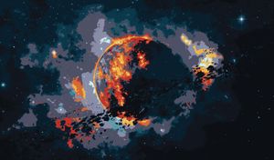 Starry Night Cosmos - 귀여운 배경화면