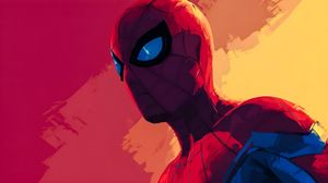 Stylized Spider-Man Portrait - خلفية لطيفة