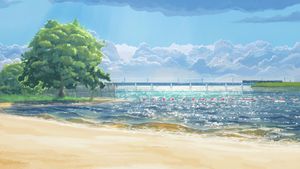 Tranquil Shores: Serene Beach Meeting Point - Cute Wallpaper