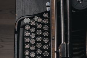 Vintage Typewriter Keys - Cute Wallpaper